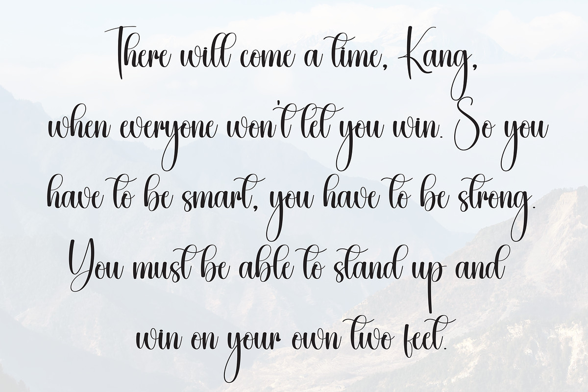 Bilateral | Script Font, a Handwritten Font by Scratchones (Photo 6 of 9)