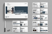 Business Conference Agenda Template, a Brochure Template by E-Type (Thumbnail 1 of 7)