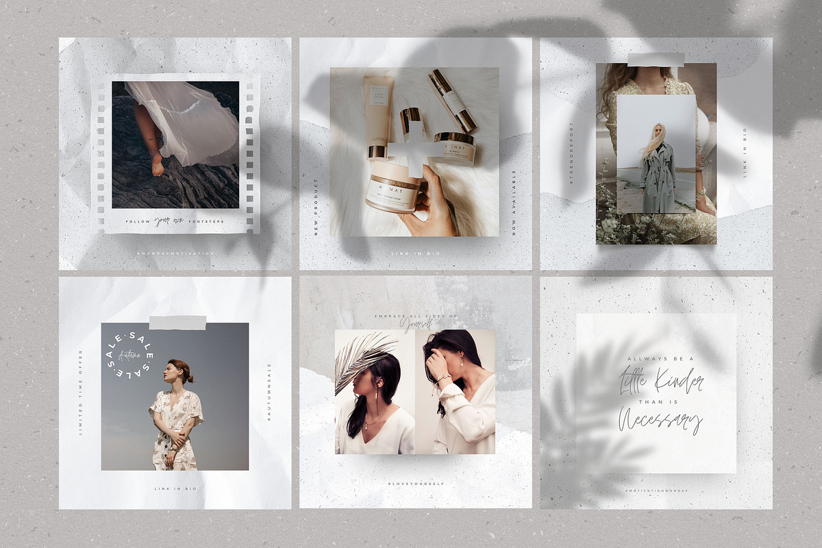 CANVA Paper Social Media Templates, a Social Media Template by AndrewPixel (Photo 7 of 11)