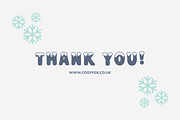 Snowbelly – Cute Winter Display Font, a Sans Serif Font by Cosy Fox (Thumbnail 6 of 6)