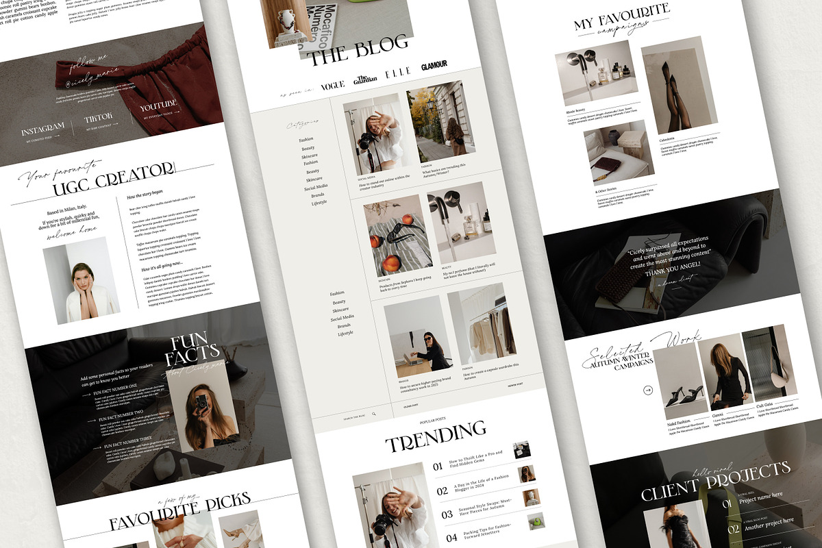Influencer Website Template | Showit, a Websites & App Template by Field Digital (Photo 5 of 11)