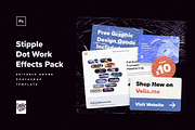 Stipple Dot Work Effects Pack, a Layer Style Add-On by Creative Veila (Thumbnail 8 of 8)