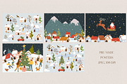 Christmas winter houses clipart, an Animal Illustration by LukaJreym (Thumbnail 5 of 15)