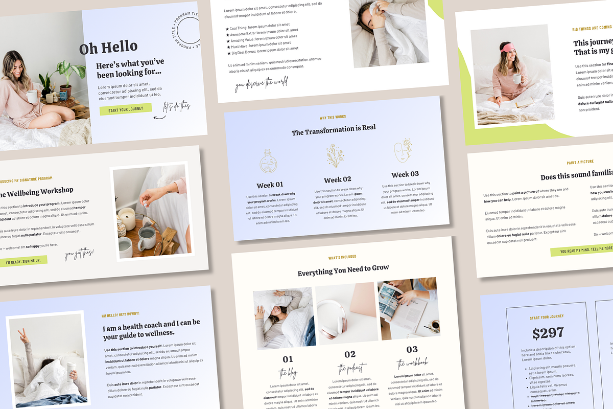 4-in-1 Wellbeing Bundle for Canva, a Templates & Theme by Erin Cassidy (Photo 26 of 29)
