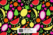 Tropical Fruit Seamless Pattern, a Pattern Graphic by Irina Ostapenko (Thumbnail 1 of 5)