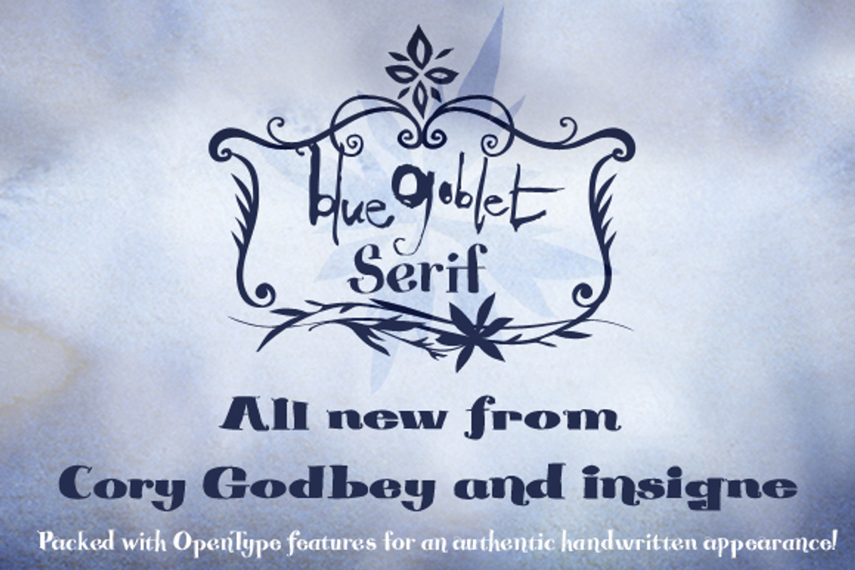 Blue Goblet Serif preview 3