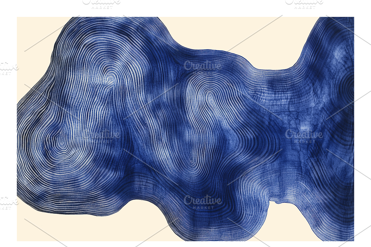 Bimo Co. 3 · Blue Organic Textures, a Texture Illustration by milatovar (Photo 15 of 24)