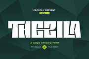 Thezila - Bold Display Typeface, a Sans Serif Font by Say Studio (Thumbnail 1 of 12)