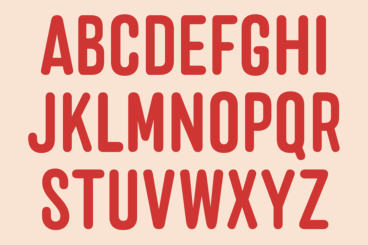 Noumi Round - Caps Bold Display Font, a Sans Serif Font by Tiga Type (Photo 6 of 8)