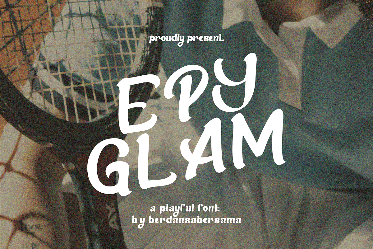 Epyglam Playful Font, a Handwritten Font by Berdansabersama (Photo 1 of 8)