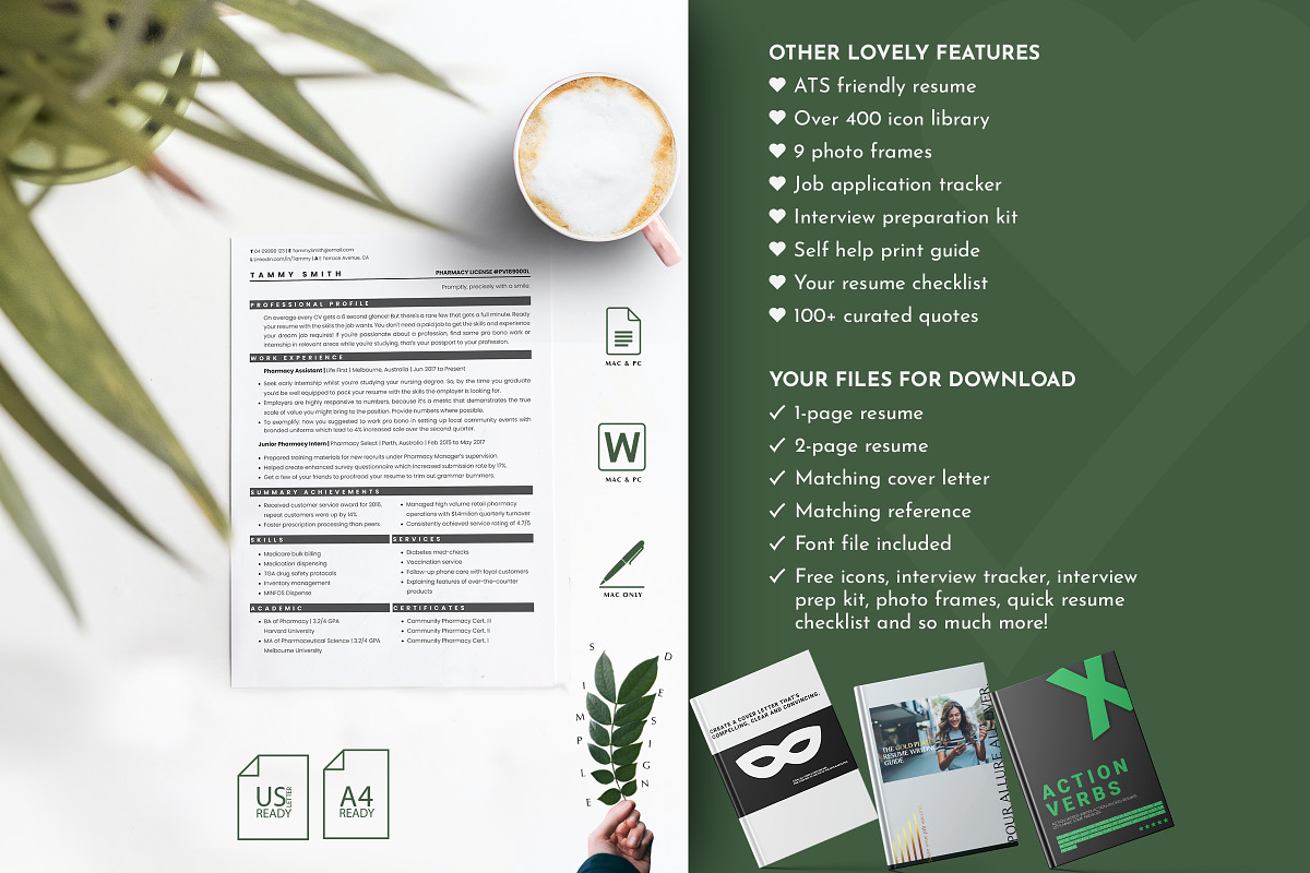 Physician Resume Template, CV, a Resume Template by Career Canvas (Photo 5 of 11)