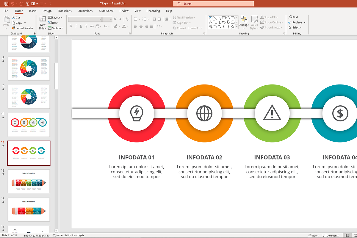 Structured Animated Presentation, a Presentation Template by Infographics project (Photo 8 of 13)