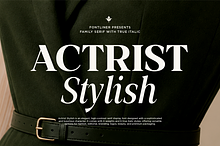 Family Luxury Font - Actrist Stylish
