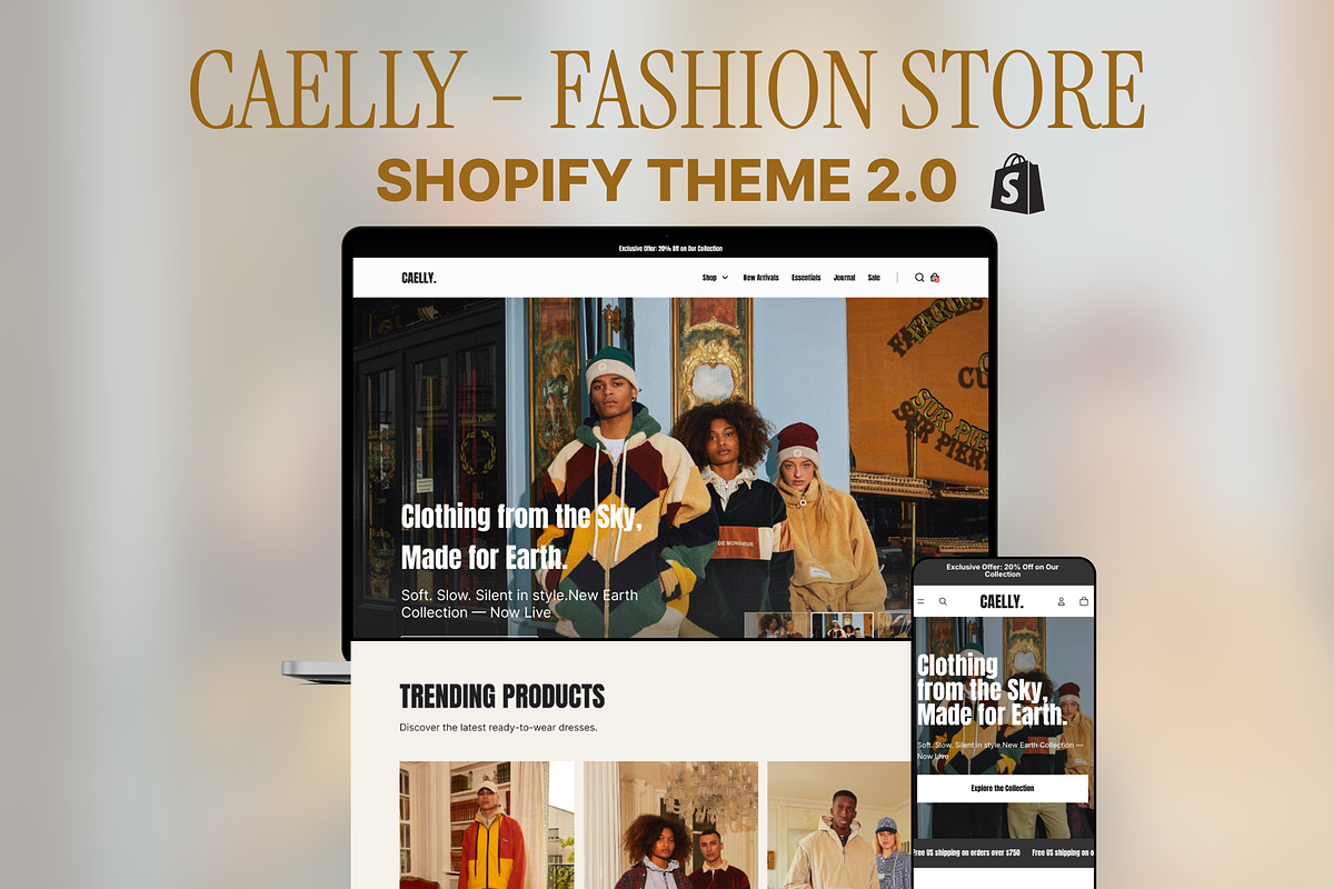 Caelly - Shopify Theme for Fashion