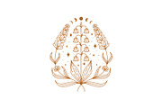 Gemini Lavender and Lily Flower Logo, a Branding & Logo Template by Buqancreative (Thumbnail 3 of 4)