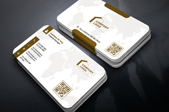 Vanta Modern Business Card PSD preview 7
