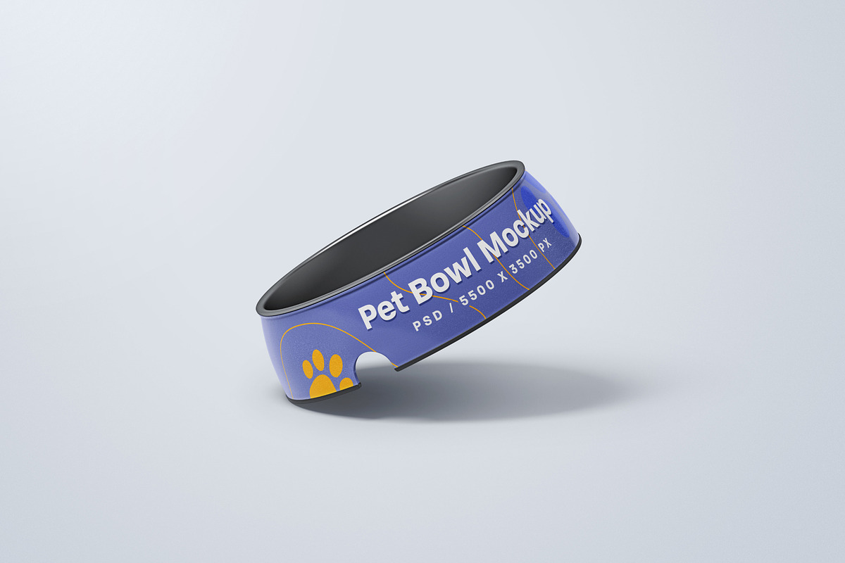 Pet Bowl Mockup Set, a Cups & Container Mockup by mockupatelier (Photo 9 of 10)