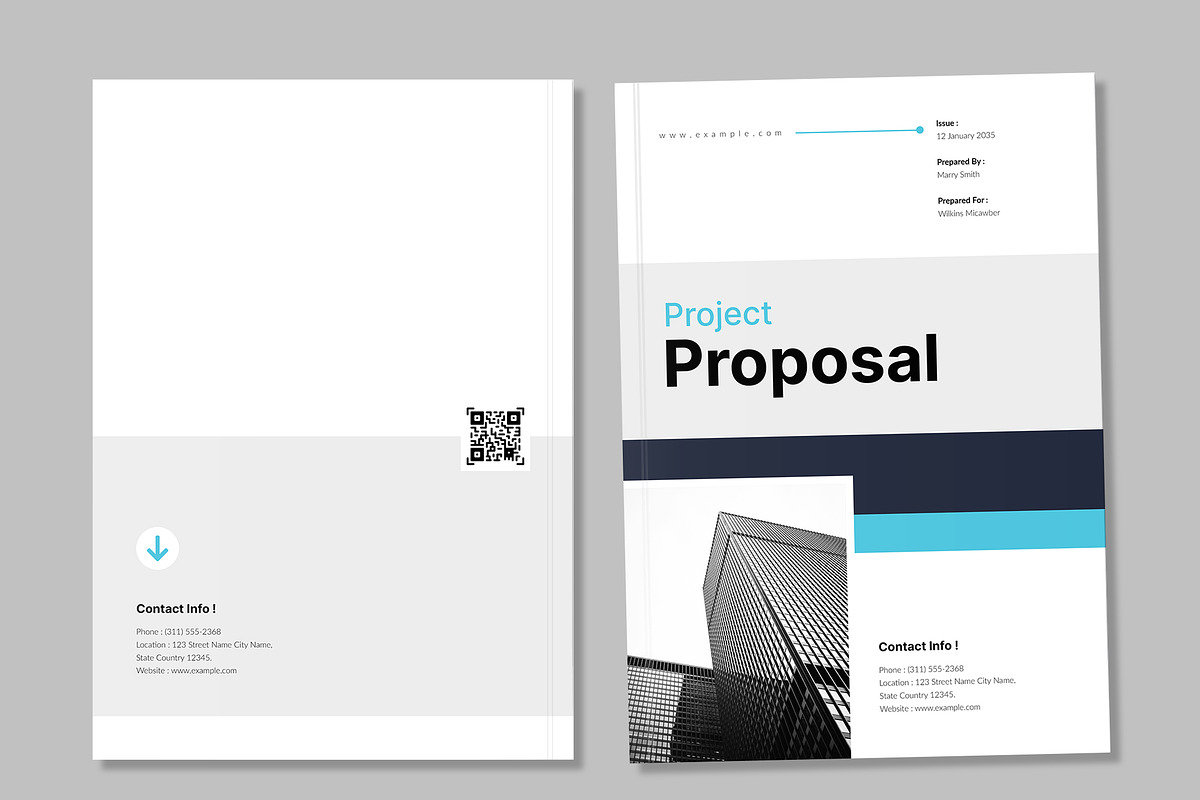 Project Proposal Canva Template, a Brochure Template by NorthPeak (Photo 5 of 6)