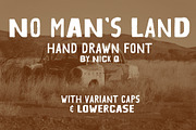 No Man's Land Hand Drawn Font, a Sans Serif Font by nickqtx (Thumbnail 1 of 3)