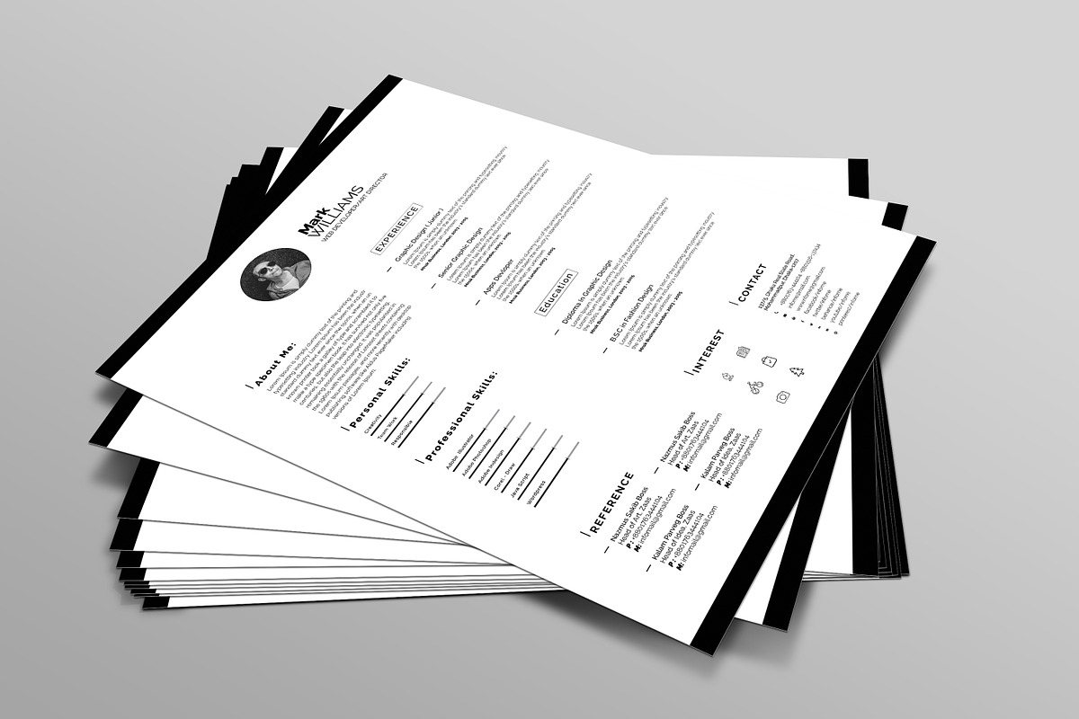 Minimal Resume, a Resume Template by ZAAS (Photo 4 of 5)