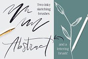 Inky Abstract Procreate Brushes, a Brush Add-On by AJ Brushes (Thumbnail 7 of 12)