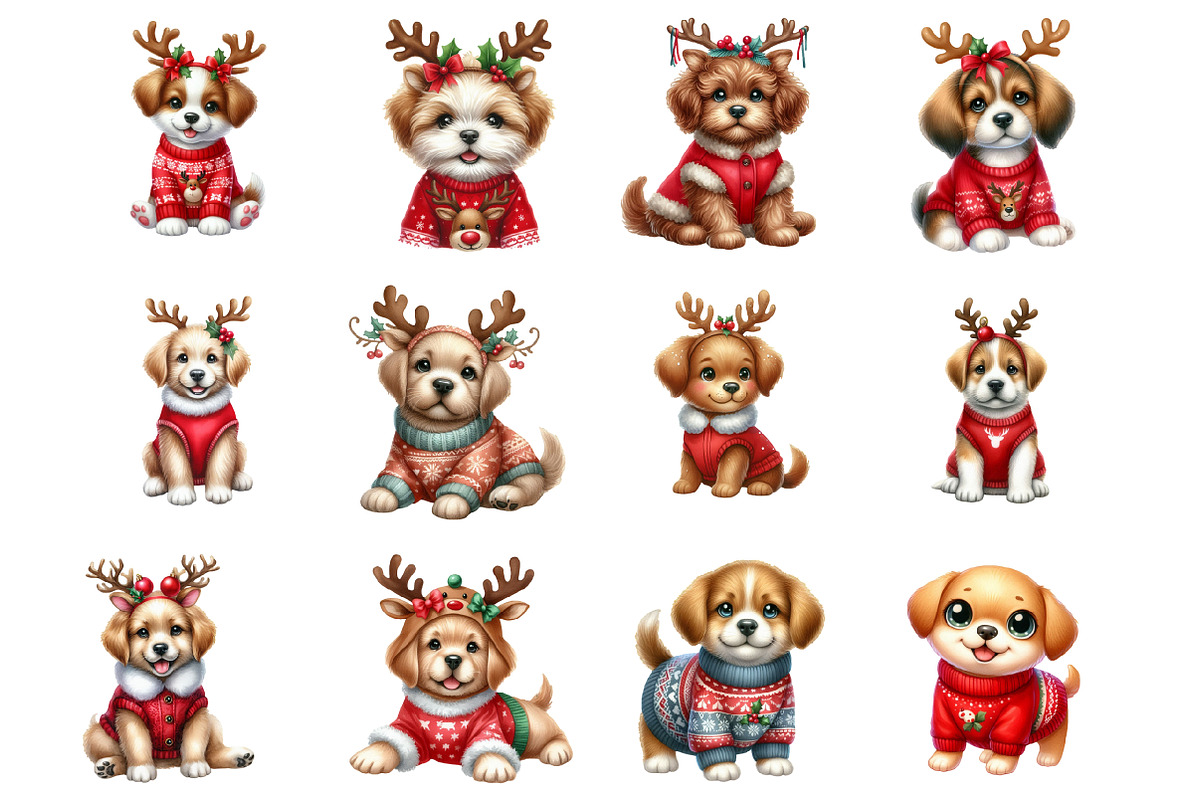 Whimsical Christmas Animal, an Illustration by Design Market (Photo 3 of 3)