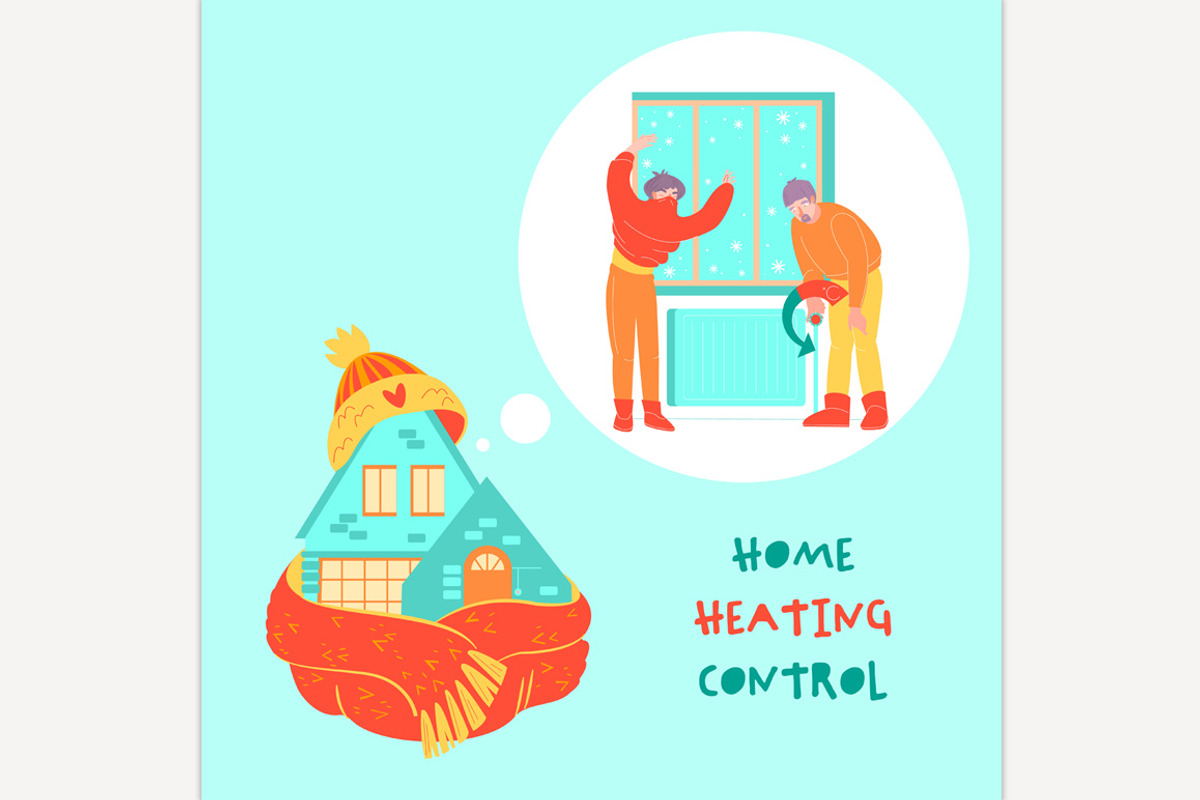High utility bills concept. Reduce, a Person Illustration by Anna's Shop