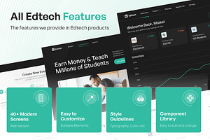 EdTech - Online Learning App UI Kit