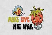 Goovy Banana. Fruit Retro Patterns, a Pattern Graphic by MeadowFox (Thumbnail 8 of 8)