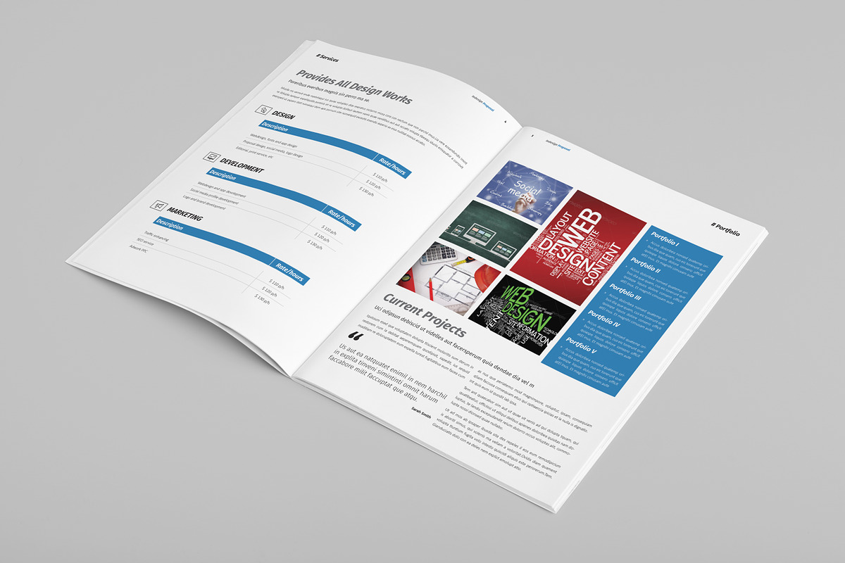 Multipurpose Proposal Template, a Stationery Template by GreenDesign (Photo 5 of 7)