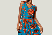 African Flowers, seamless pattern, a Pattern Graphic by Sveta Aho (Thumbnail 3 of 5)
