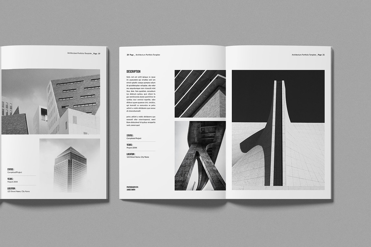 Architecture Portfolio Template, a Brochure Template by Work-Envance (Photo 8 of 10)