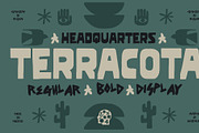 TERRACOTA FONT, a Font by Headquarters (Thumbnail 1 of 5)