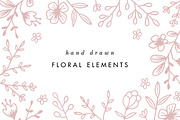Hand Drawn Floral Elements, an Illustration by Form & Flourish (Thumbnail 1 of 2)