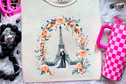 Parisian Just Married Clipart, an Illustration by CreationArt (Thumbnail 5 of 9)