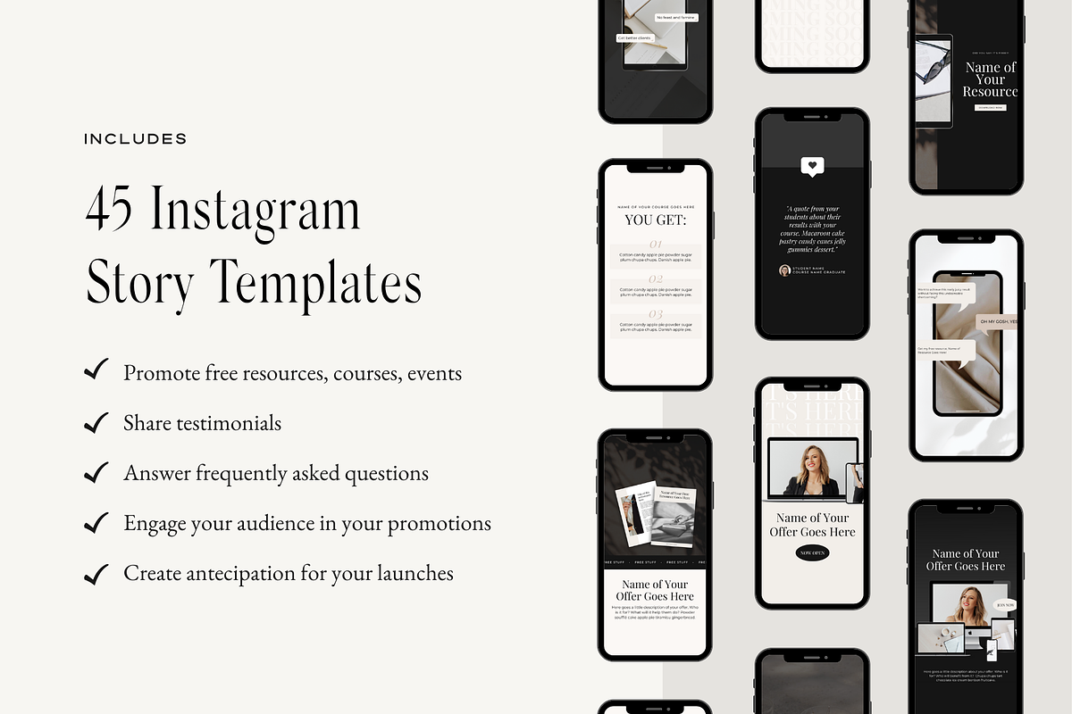Instagram Post & Story Bundle Canva, a Social Media Template by Pixel & Flow (Photo 4 of 7)