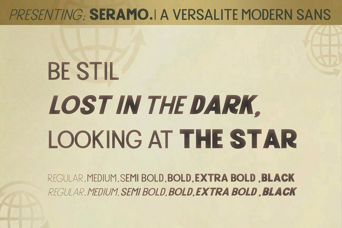 Seramo, a Sans Serif Font by Sulthan Studio (Photo 6 of 13)