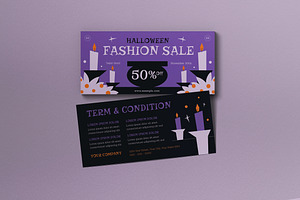 Fashion Sale Halloween Voucher