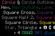 FONT | LED pixel, a Symbol Font by Typo Graphic Design (Thumbnail 6 of 8)