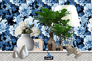 Cobalt Blue. Floral set, an Illustration by Irina Dolgikh (Thumbnail 9 of 9)