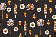 Vector Halloween Seamless pattern, a Pattern Graphic by Tabiti (Thumbnail 1 of 2)