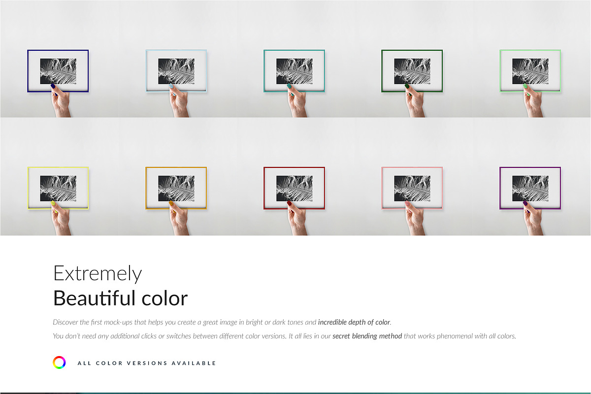 Many Frames Types & Hands Mock-ups, a Household Mockup by Apparel_Mockups (Photo 5 of 6)