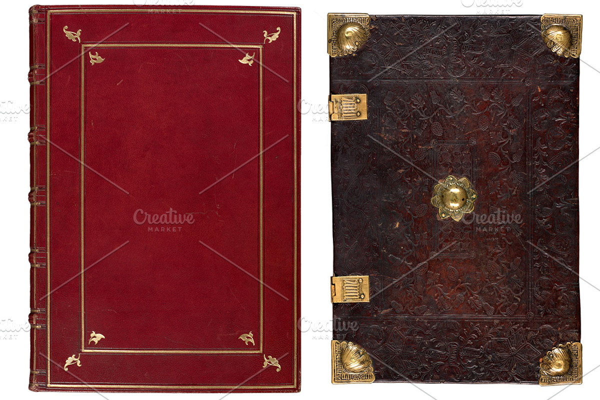Medieval Book Covers, a Texture Graphic by Blue Line Design (Photo 15 of 23)