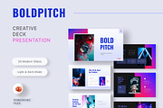 BoldPitch – Modern Pitch Deck Slides, a Presentation Template by New Coral Design (Thumbnail 1 of 6)