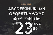 Andea - Geometric Sans Serif Font, a Sans Serif Font by Medialoot (Thumbnail 5 of 5)