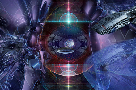 Futuristic technology concept, an Object 3D Model by The black alabaster