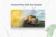 Trucking Logistics Facebook, a Social Media Template by TemplatesNow! (Thumbnail 6 of 7)