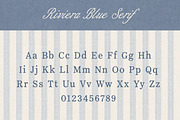 Riviera Blue - Font Trio, a Script Font by Davide Bassu (Thumbnail 10 of 11)