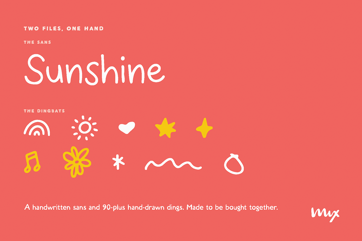 Happy Friday - Font & Dingbat Duo, a Handwritten Font by Mix Fonts (Photo 7 of 13)