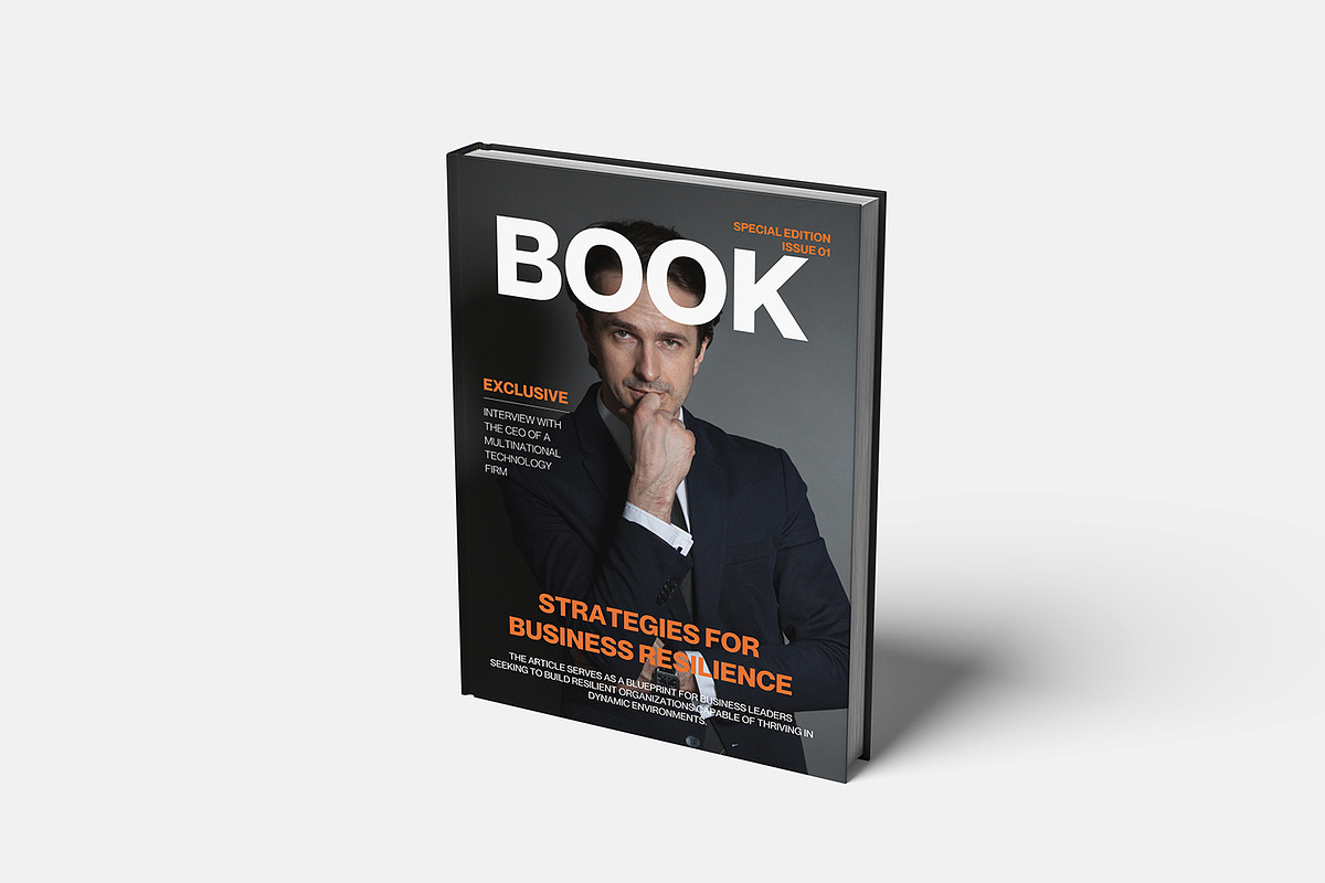 High Quality Book Mockup, a Books & Magazine Mockup by seramoe (Photo 4 of 5)